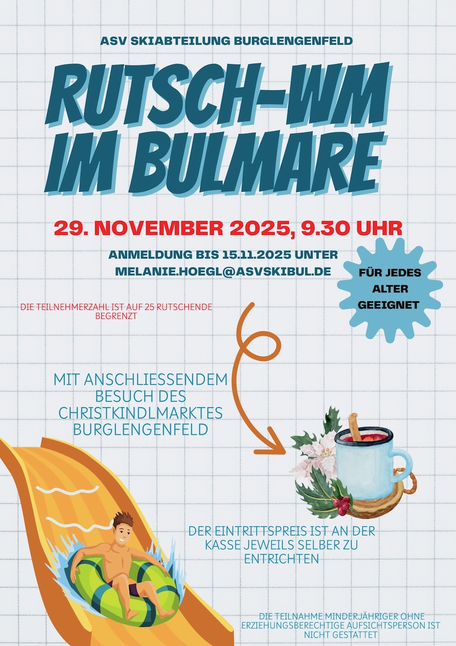 Flyer der Rutsch-WM