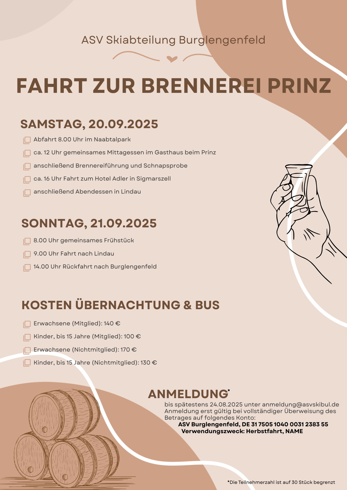 Flyer der Prinzfahrt